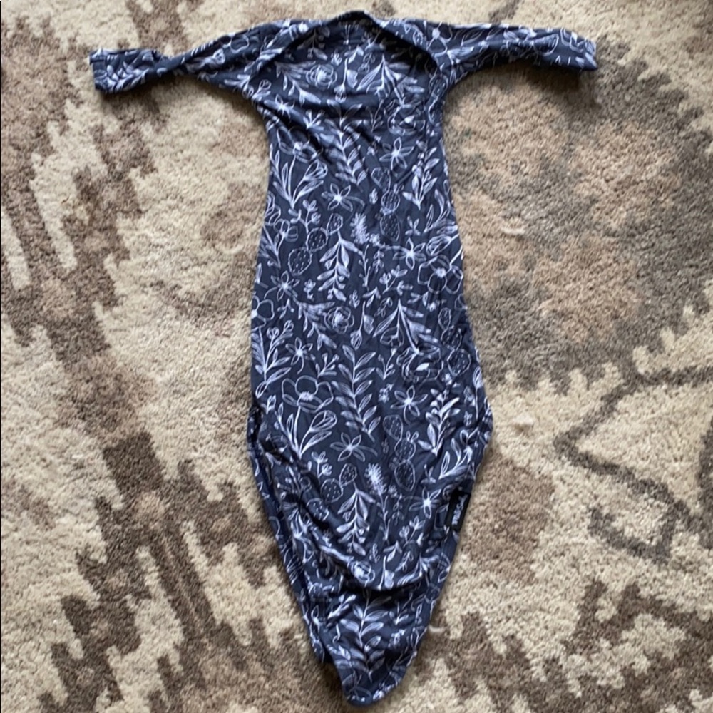 New milk snob knotted nightgown